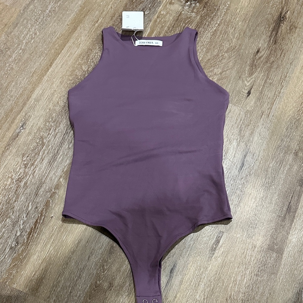 Mauve Purple XS tank top bodysuit